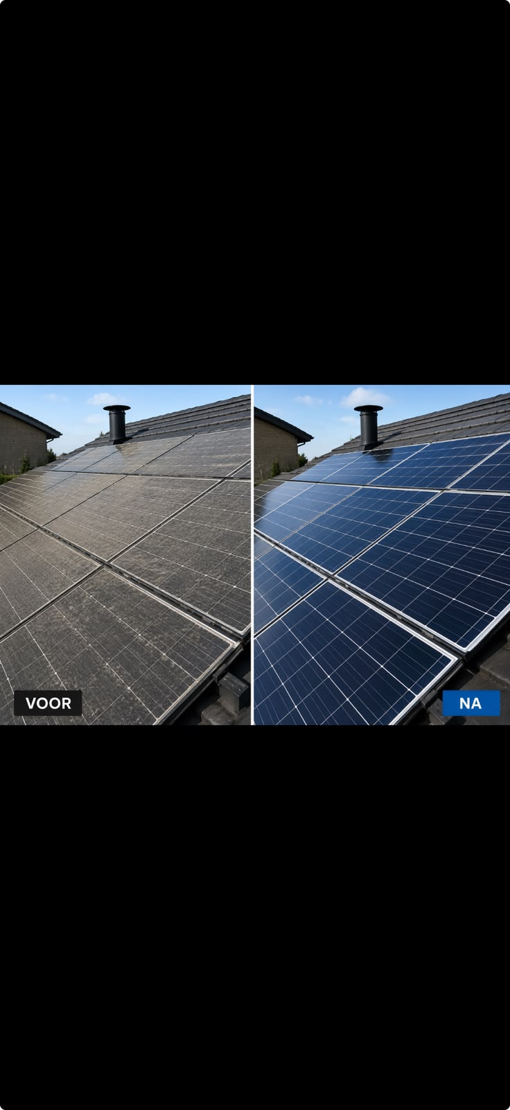 Zonnepanelen proper = meer rendement